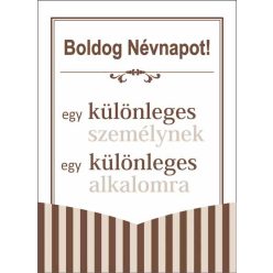 üveg Névnapi üvegcimke