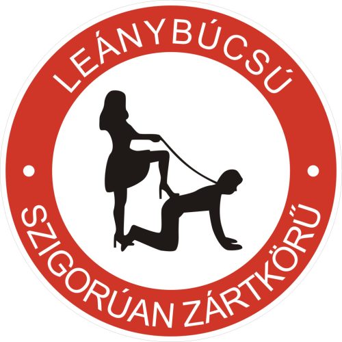 Lánybúcsús tábla