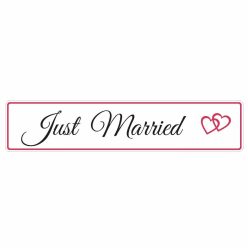 Esküvői Rendszámtábla választható grafikával - 8