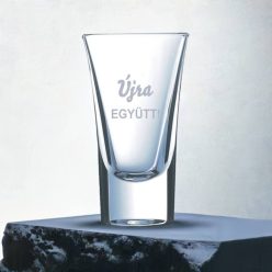 gravírozott üveg Újra EGYÜTT! - pálinkás pohár