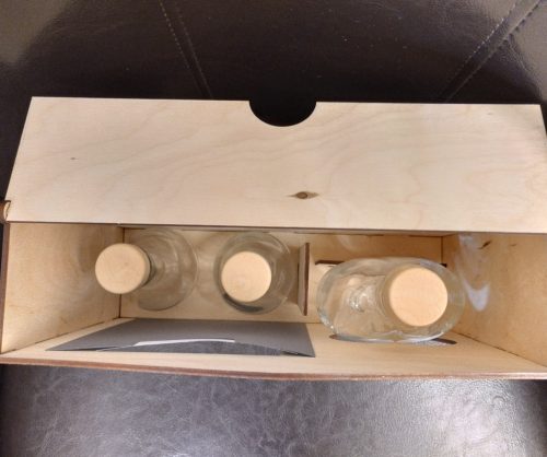 gravírozott üveg Homokceremónia szett - gravírozható