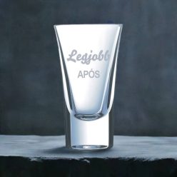 gravírozott üveg Legjobb APÓS! - pálinkás pohár