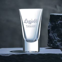 gravírozott üveg Legjobb TANÁR- pálinkás pohár