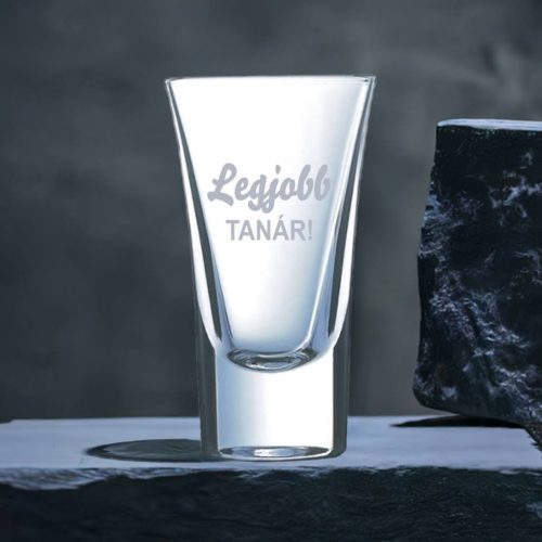 Legjobb TANÁR- pálinkás pohár