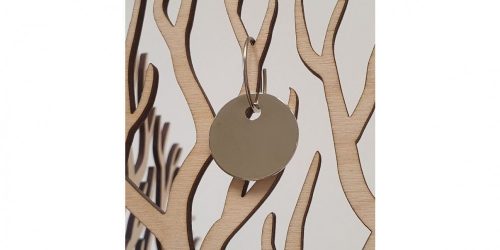 Biléta kisállatoknak kerek 2,5 cm - gravírozással