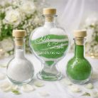 üveg Homokceremónia üveg szett - feliratozható