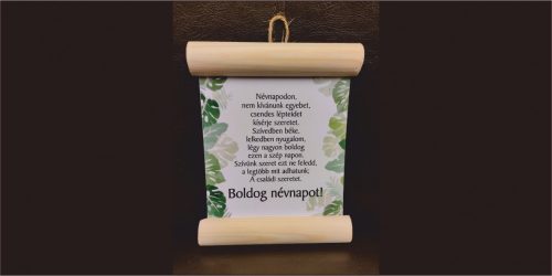 fa Boldog NÉVNAPOT!... névnapi dekorléces lap