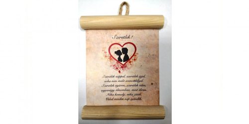 fa SZERETLEK!... dekorléces lap