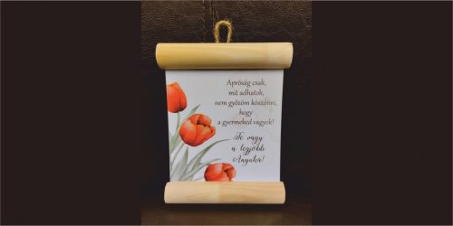 fa Apróság csak... anyukás dekorléces lap