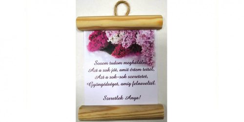 fa Szeretlek Anya... dekorléces lap