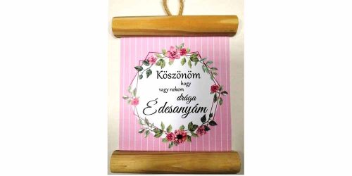 fa Köszönöm Édesanyám... dekorléces lap