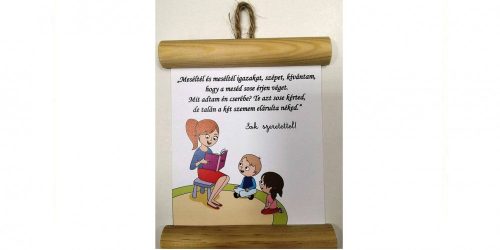 fa Óvónéninek, dadusnak - dekorléces lap