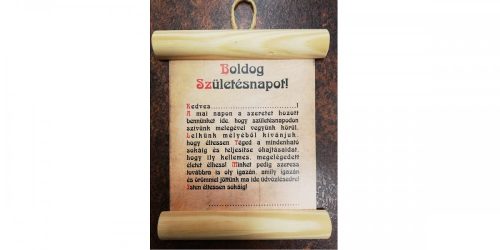 Boldog Születésnapot KÍVÁNOK!... szülinapi oklevél