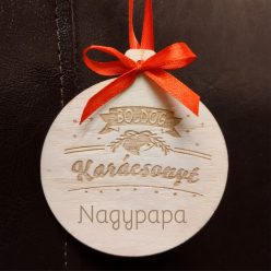 Neves karácsonyfadísz - Nagypapa