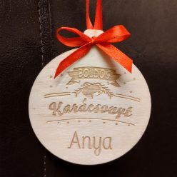 Neves karácsonyfadísz - Anya