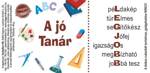 Legjobb Tanár mosolybogyó