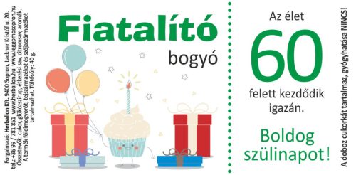 fa 60 Boldog szülinapot! Fiatalító bogyó