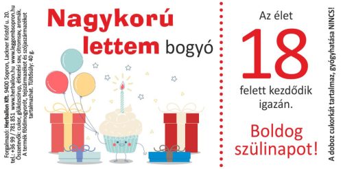 18 Boldog szülinapot! Fiatalító bogyó