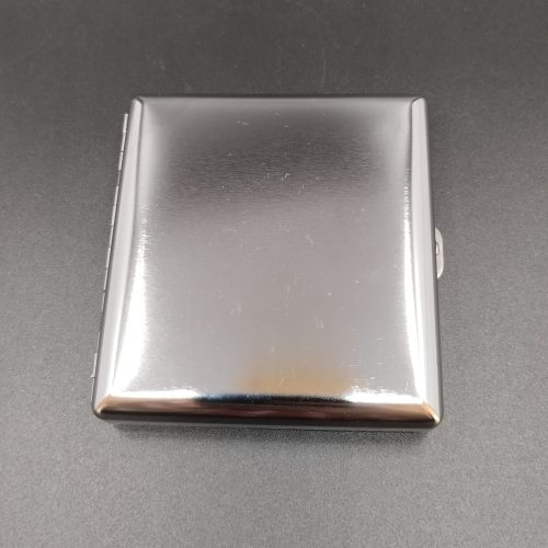 gravírozott fém Fém cigaretta tárca - sima négyzet - gravírozható