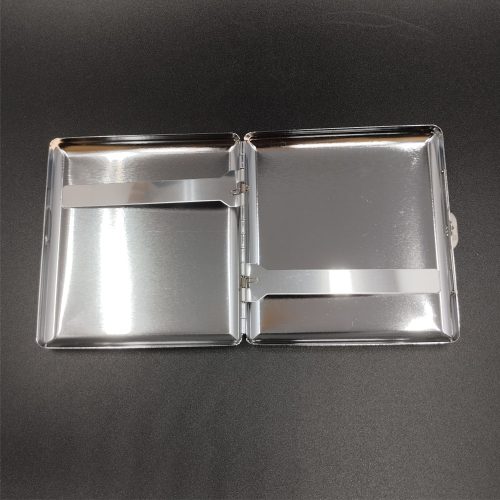 gravírozott fém Fém cigaretta tárca - sima négyzet - gravírozható