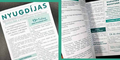 Üdvözöljük a Nyugdíjas klubban újság