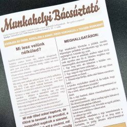 Munkahelyi búcsúztató újság