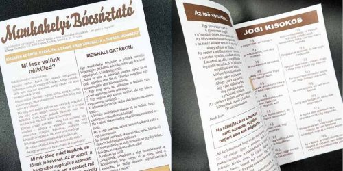 Munkahelyi búcsúztató újság