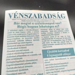 Vénszabadság újság szülinapi ajándék