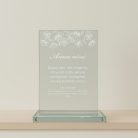 gravírozott üveg Üvegplakett ajándék - Dadusnéninek