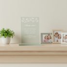 gravírozott üveg Üvegplakett ajándék - Dadusnéninek