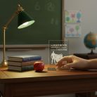 gravírozott üveg Üvegplakett ajándék - Tanárnak (B)