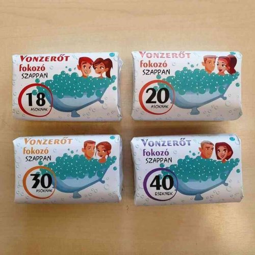 50-es szülinapi szappan