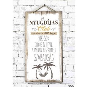 Tréfás nyugdíjas ajándékok