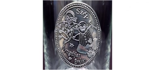 üveg Nyugdíjas óncímke